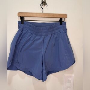 Lululemon Track That lined shorts - 4” Oasis Blue